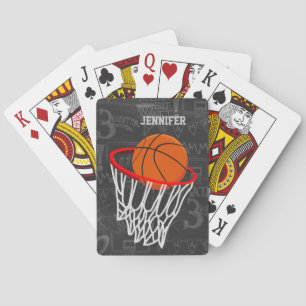 Jeu De Cartes Basket-ball personnalisé et cercle de tableau
