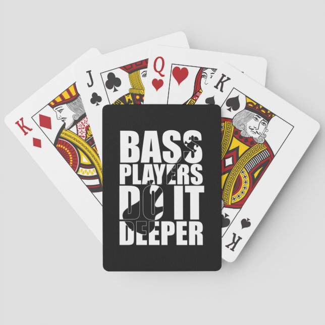 Jeu De Cartes Bass players do it deeper (dos)