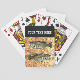 Jeu De Cartes Basse à grande bouche Cool Camion Pêche personnali