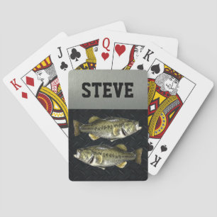 Jeu De Cartes Basse Personnalisé Pêche Nom robuste Jouer Cartes