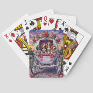 Jeu De Cartes Basset Hound Saint-Valentin 