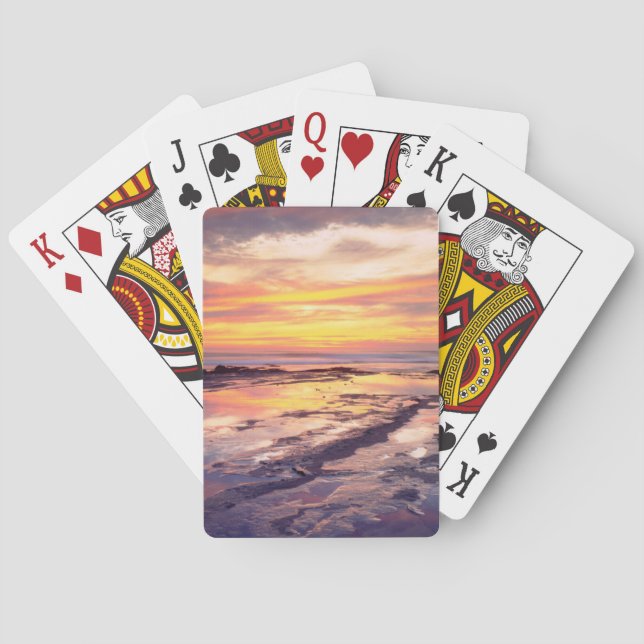 Jeu De Cartes bassins de marée de Sunset Cliffs (dos)