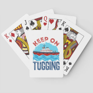 Jeu De Cartes Bateau à remorquage Continuer à monter
