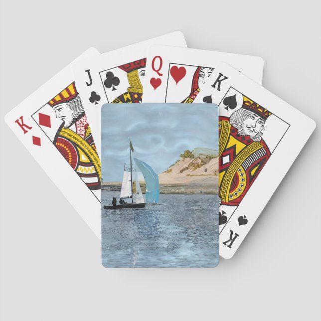 JEU DE CARTES BATEAU À VOILE (dos)