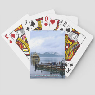 Jeu De Cartes Bateau de ferry, Lac Toya, Hokkaido, Japon