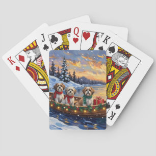 Jeu De Cartes Bateau de Noël Malti Tzu pour les Fêtes
