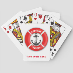 Jeu De Cartes Bateau nautique ou bateaux vie bouée