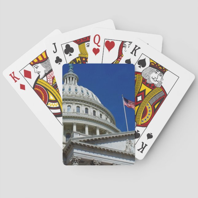 Jeu De Cartes Bâtiment de capitol, Washington, Etats-Unis (dos)