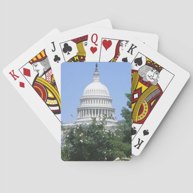Jeu De Cartes Bâtiment du Capitole depuis le parc Bartholdi (dos)