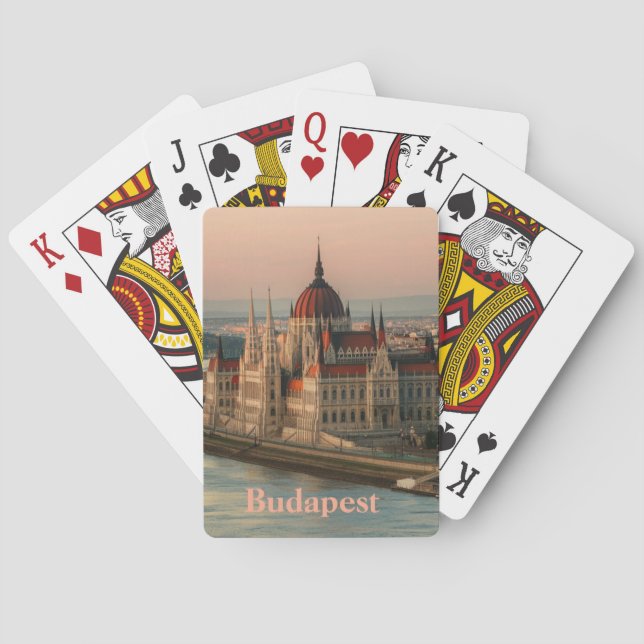 Jeu De Cartes Bâtiment du Parlement de Budapest Hongrie (dos)