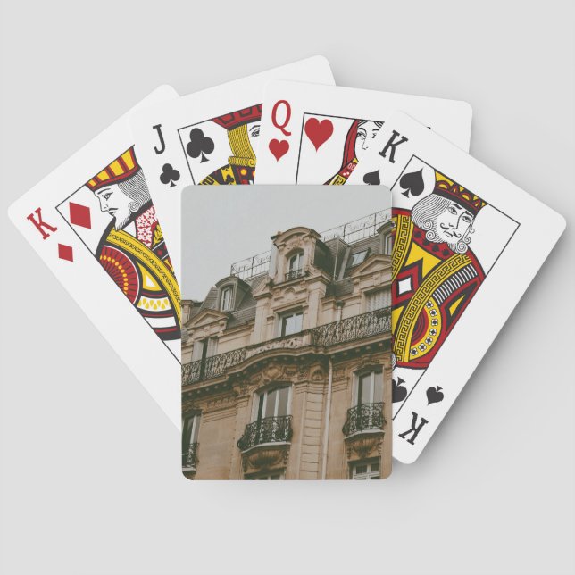 Jeu De Cartes Bâtiment parisien  (dos)