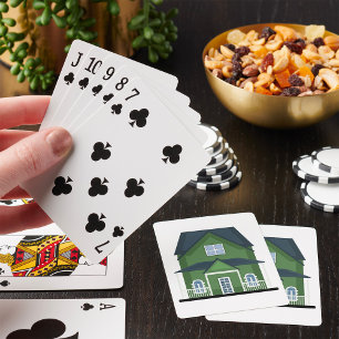 Jeu De Cartes Bâtiment résidentiel de la Maison Verte