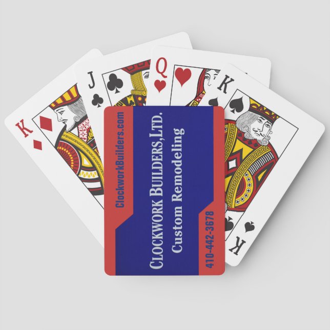Jeu De Cartes Bâtisseurs d'horlogerie (dos)