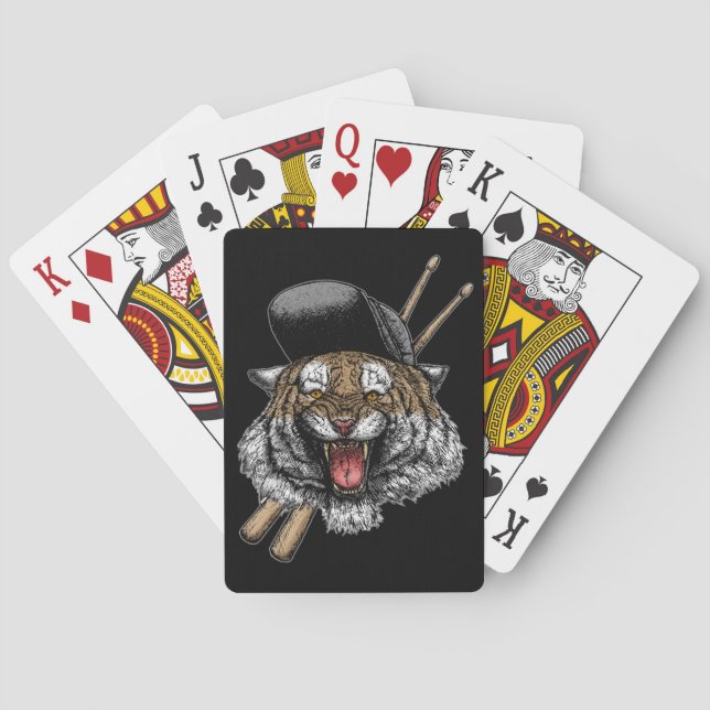 Jeu De Cartes Batteur de tigre (dos)