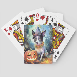 Jeu De Cartes Battle australienne d'Halloween avec la peur Citro