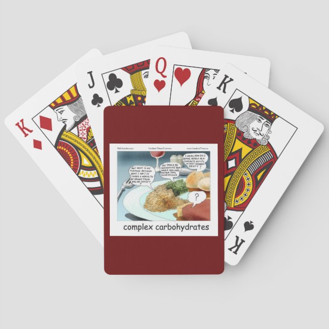 Jeu De Cartes BDX drôles de philosophie alimentaire Comic (dos)