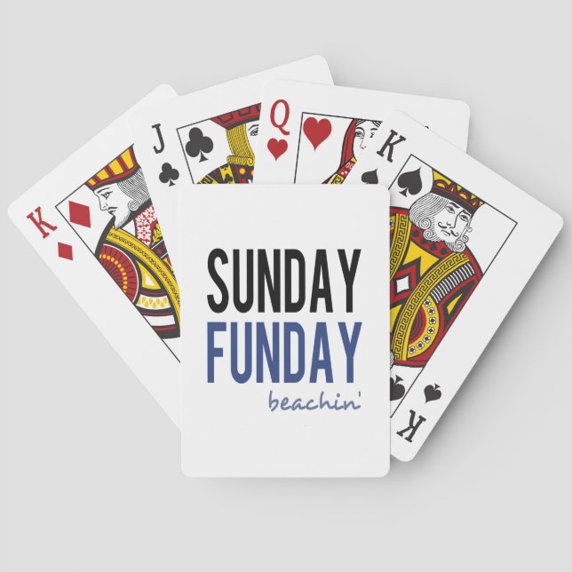 Jeu De Cartes Beachin de Sunday (dos)