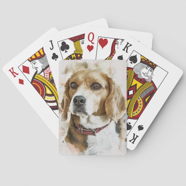 Jeu De Cartes Beagle (dos)