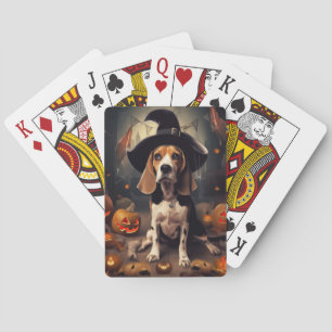 Jeu De Cartes Beagle Citrouille Halloween effroi