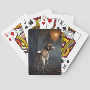 Jeu De Cartes Beagle Halloween effrayant