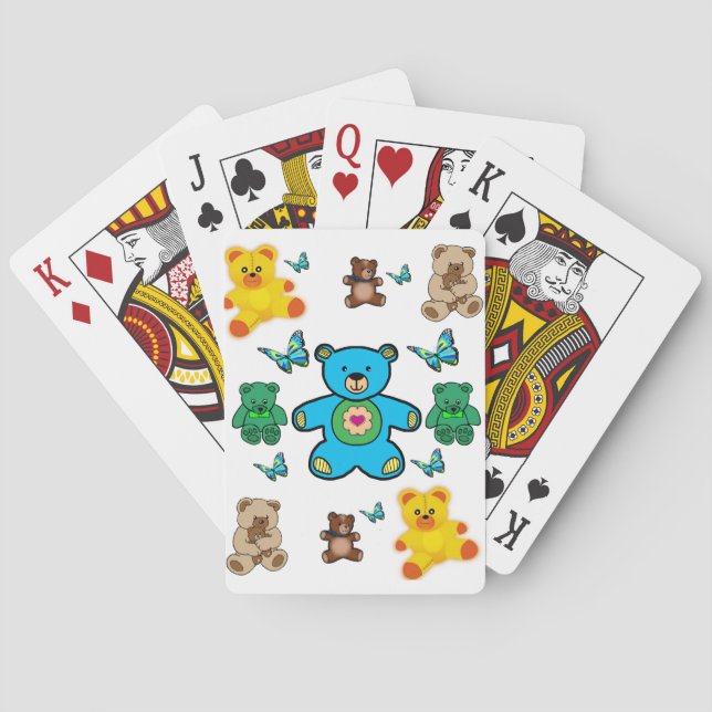 Jeu De Cartes Bear Jeu de carte Deck (dos)