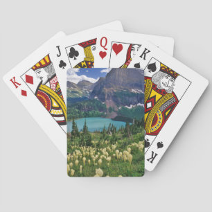 Jeu De Cartes Beargrass au-dessus du lac Grinnell dans les nombr