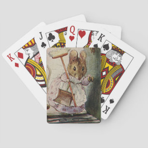 Jeu De Cartes Béatrix Potter Mouse Jouant aux cartes