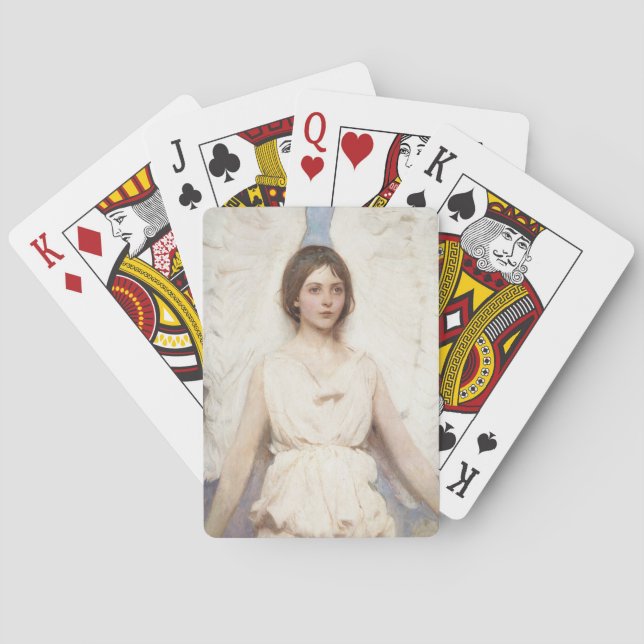 Jeu De Cartes Beau ange (par Abbott Handerson Thayer) (dos)