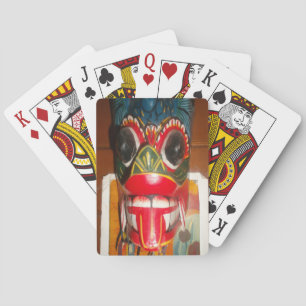 Jeu De Cartes Beau art traditionnel sri-lankais de masques de fe