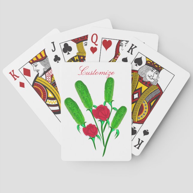 Jeu De Cartes Beau bouquet de chiche avec Thunder_Cove Rose (dos)