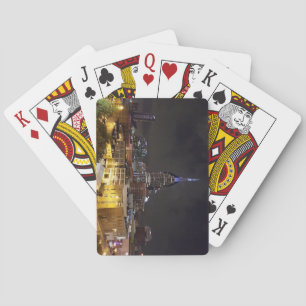 Jeu De Cartes Beau centre-ville Nashville Tennessee à la nuit