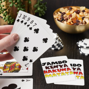 Jeu De Cartes Beau Jambo Kenya Hakuna Matata Beau Art