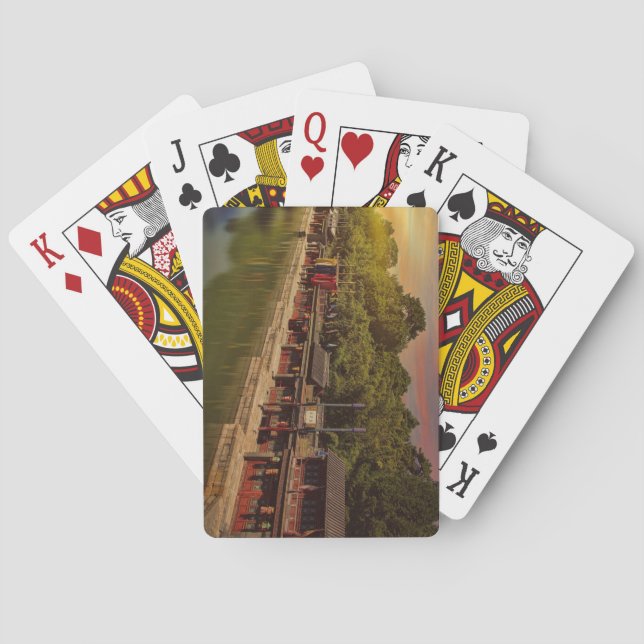 Jeu De Cartes Beau Palais d'été de Pékin au coucher du soleil (dos)