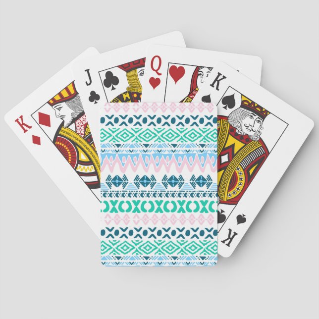 Jeu De Cartes Beau pastel motif (dos)