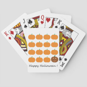 Jeu De Cartes Beau Patch Citrouille Halloween