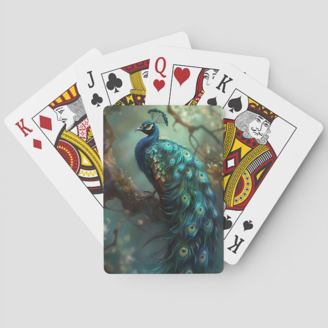 Jeu De Cartes Beau Peacock (dos)