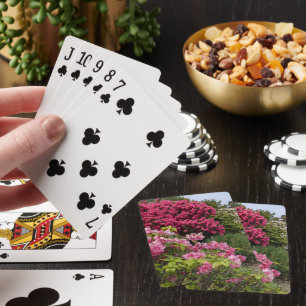 Jeu De Cartes Beau Rhododendron rose fleurit Floral