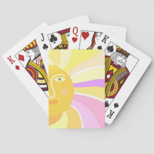 Jeu De Cartes beau soleil peinture abstraite
