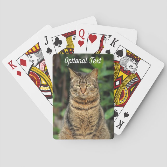 Jeu De Cartes Beau Tabby Cat (dos)