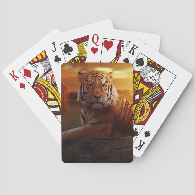 Jeu De Cartes Beau tigre (dos)