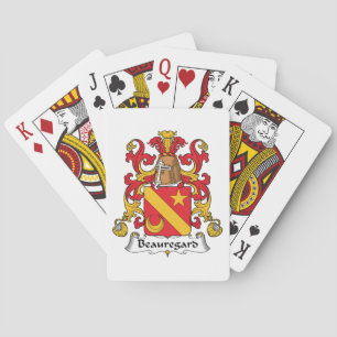 Jeu De Cartes Beauregard Family Crest