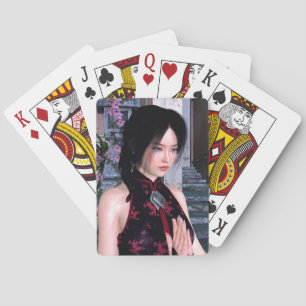 Jeu De Cartes Beauté asiatique