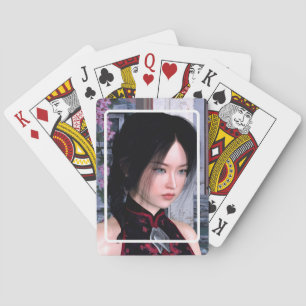 Jeu De Cartes Beauté asiatique