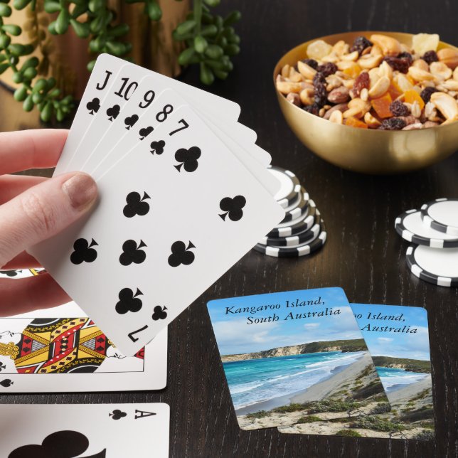 Jeu De Cartes "Beauté capturée : Littoral Iconique Kangaroo Isla (In Situ)