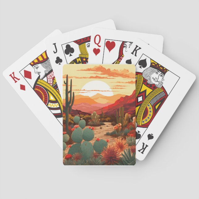 JEU DE CARTES BEAUTÉ DU DÉSERT #1 (dos)