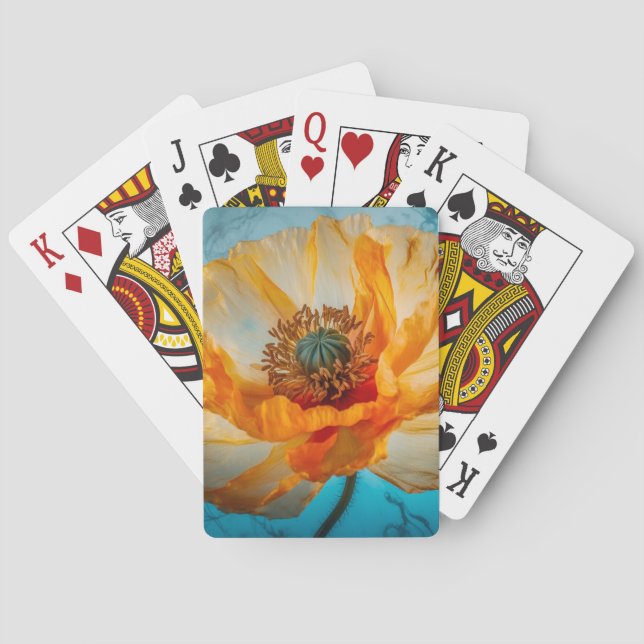 Jeu De Cartes Beauté orange (dos)