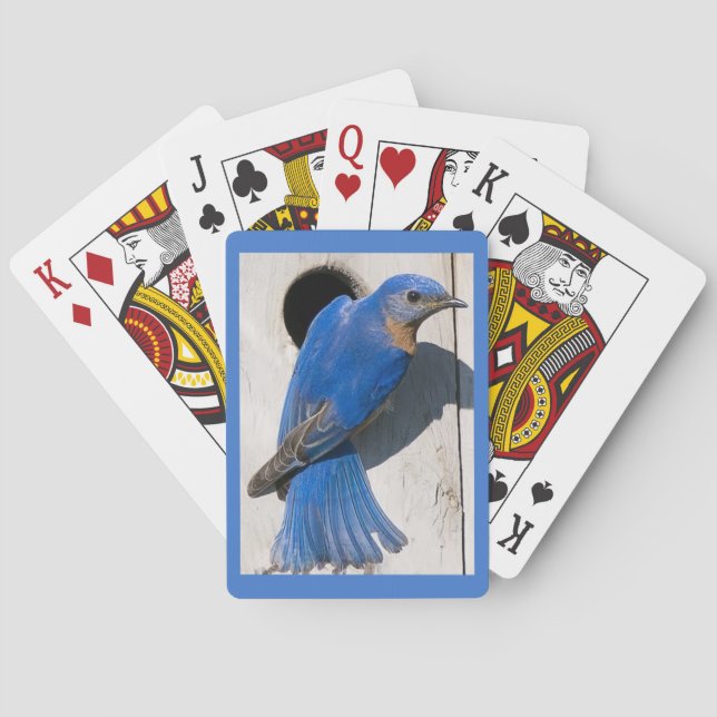 Jeu De Cartes Beautiful Bluebird Large Print (dos)