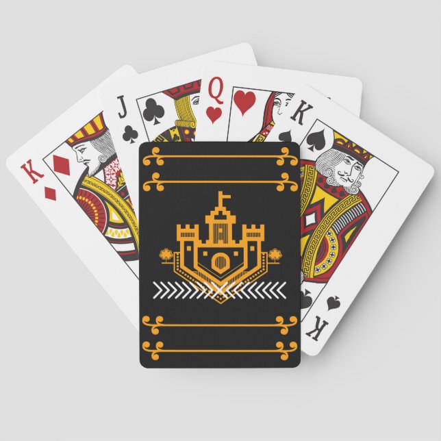 Jeu De Cartes beautiful castle (dos)
