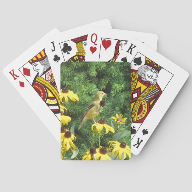 Jeu De Cartes Beautiful Yellow Bird Deck of Playing Cards (dos)