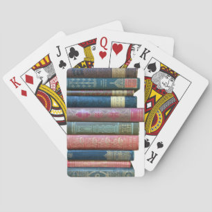 Jeu De Cartes Beaux vieux livres vintages, livres épines